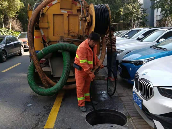 君山排污管道清淤